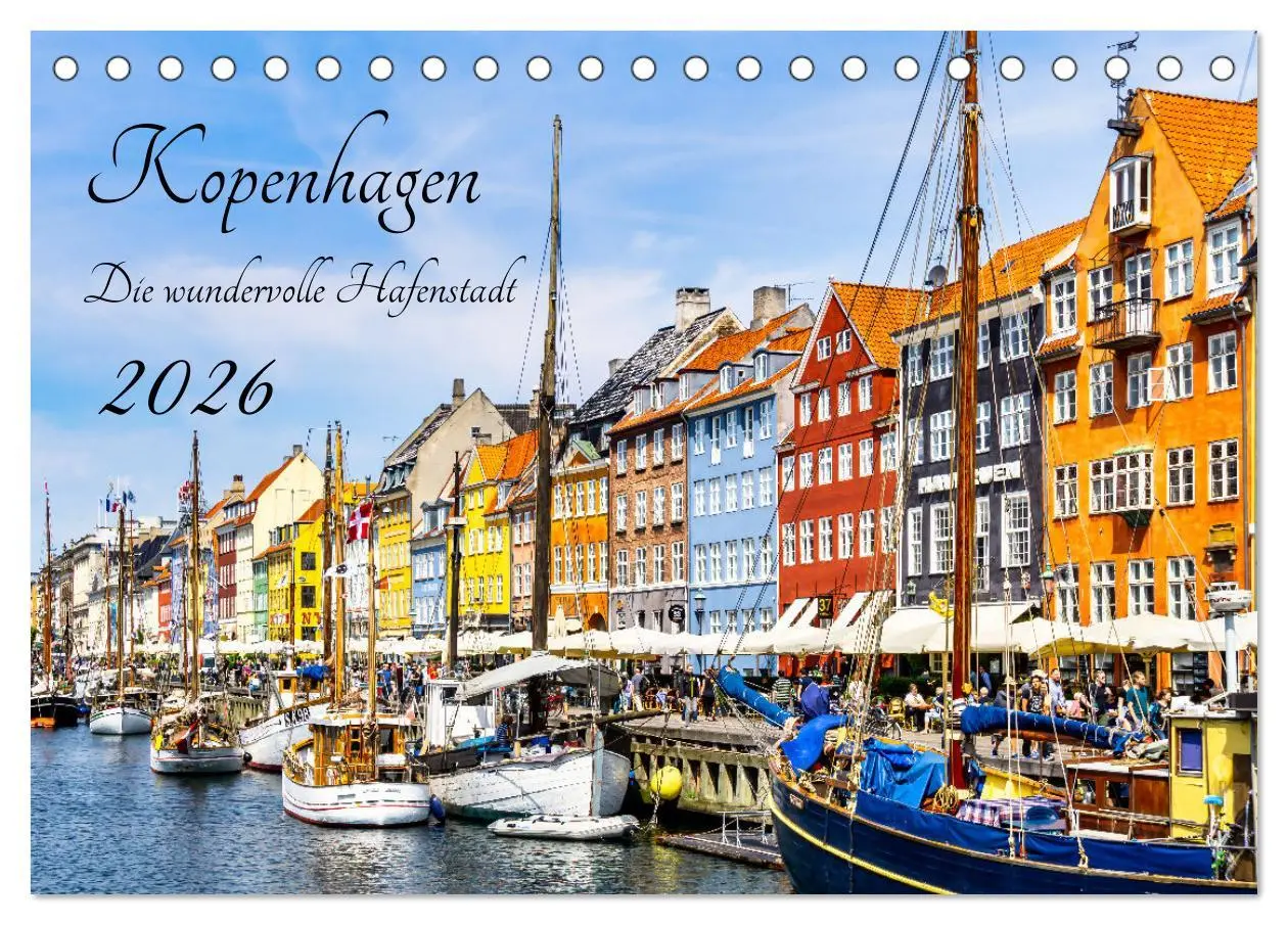 Cover: 9783457632284 | Kopenhagen - Die wundervolle Hafenstadt (Tischkalender 2026 DIN A5...