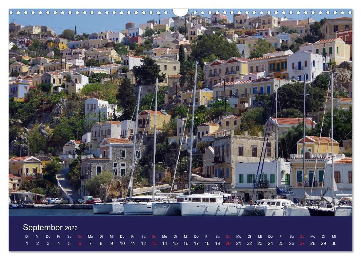 Bild: 9783516102284 | Rhodos mit Lindos und Symi (Wandkalender 2026 DIN A3 quer),...