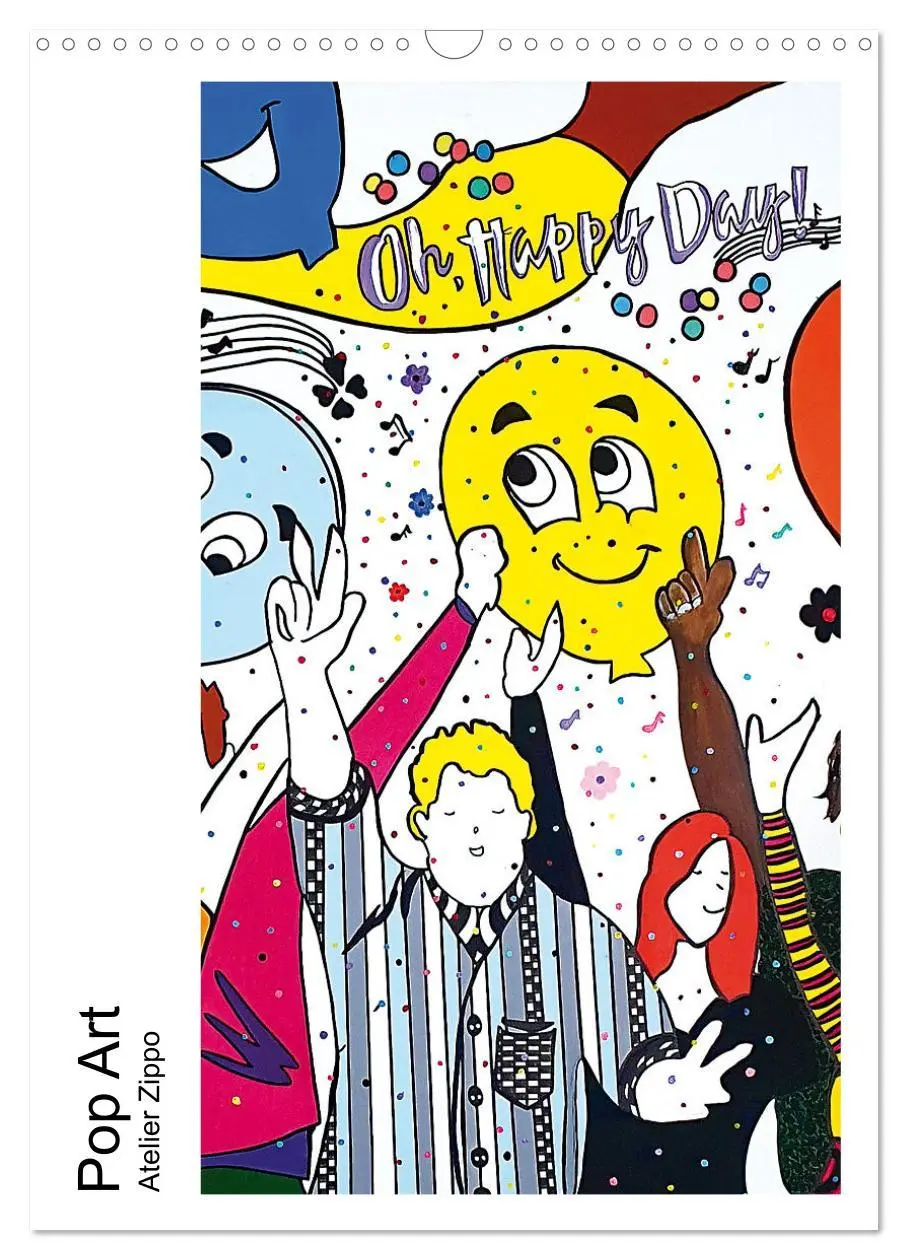 Cover: 9783516342284 | Pop Art - Atelier Zippo (Wandkalender 2026 DIN A3 hoch), CALVENDO...