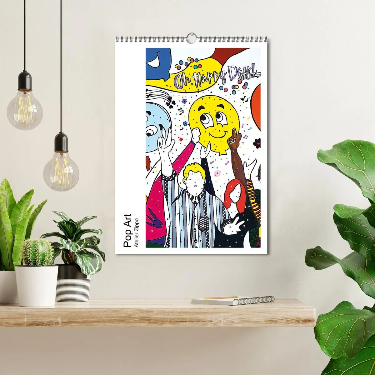 Bild: 9783516342284 | Pop Art - Atelier Zippo (Wandkalender 2026 DIN A3 hoch), CALVENDO...