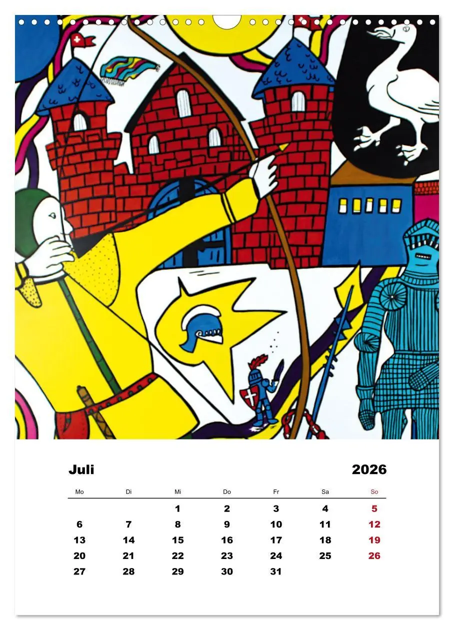 Bild: 9783516342284 | Pop Art - Atelier Zippo (Wandkalender 2026 DIN A3 hoch), CALVENDO...
