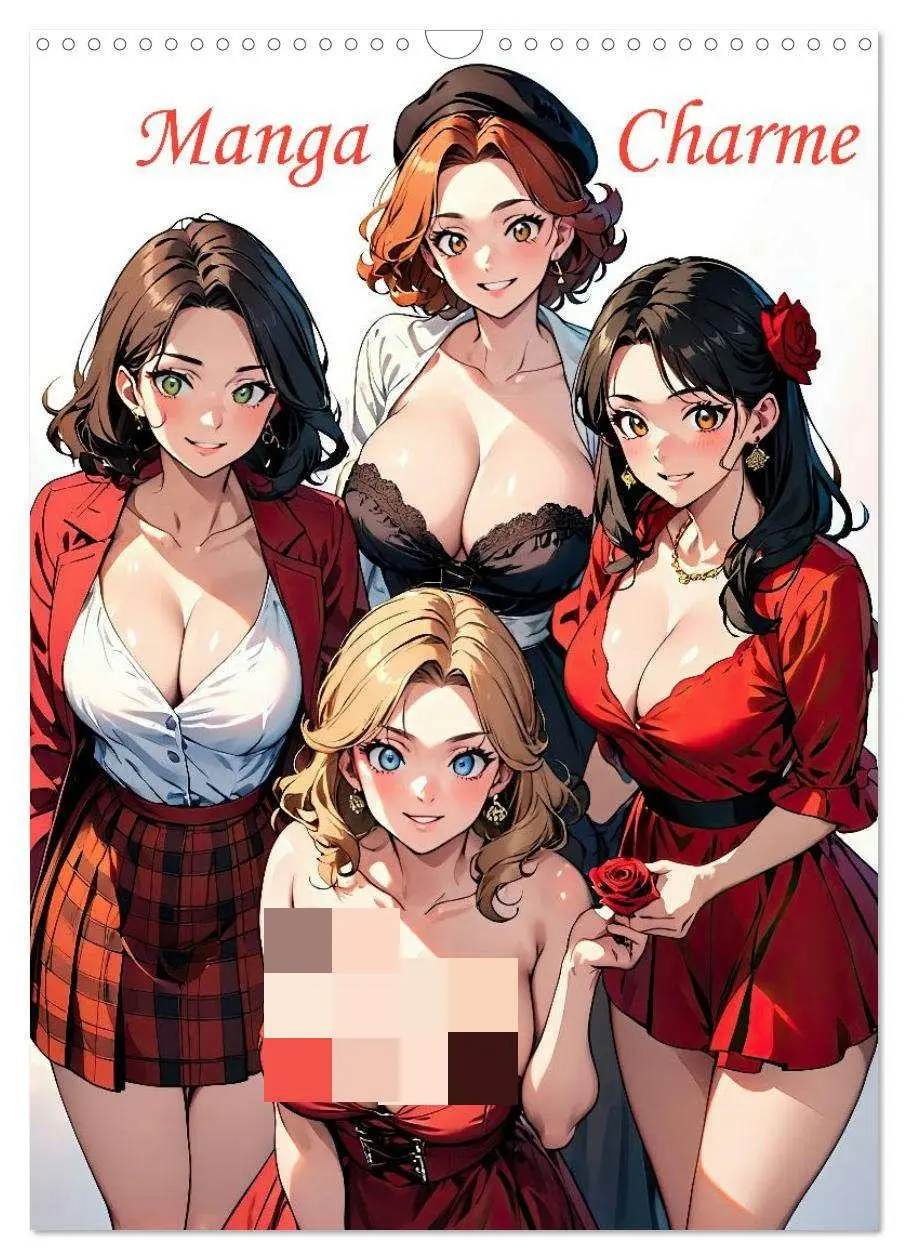 Cover: 9783516652284 | Manga Charme (Wandkalender 2026 DIN A3 hoch), CALVENDO Monatskalender