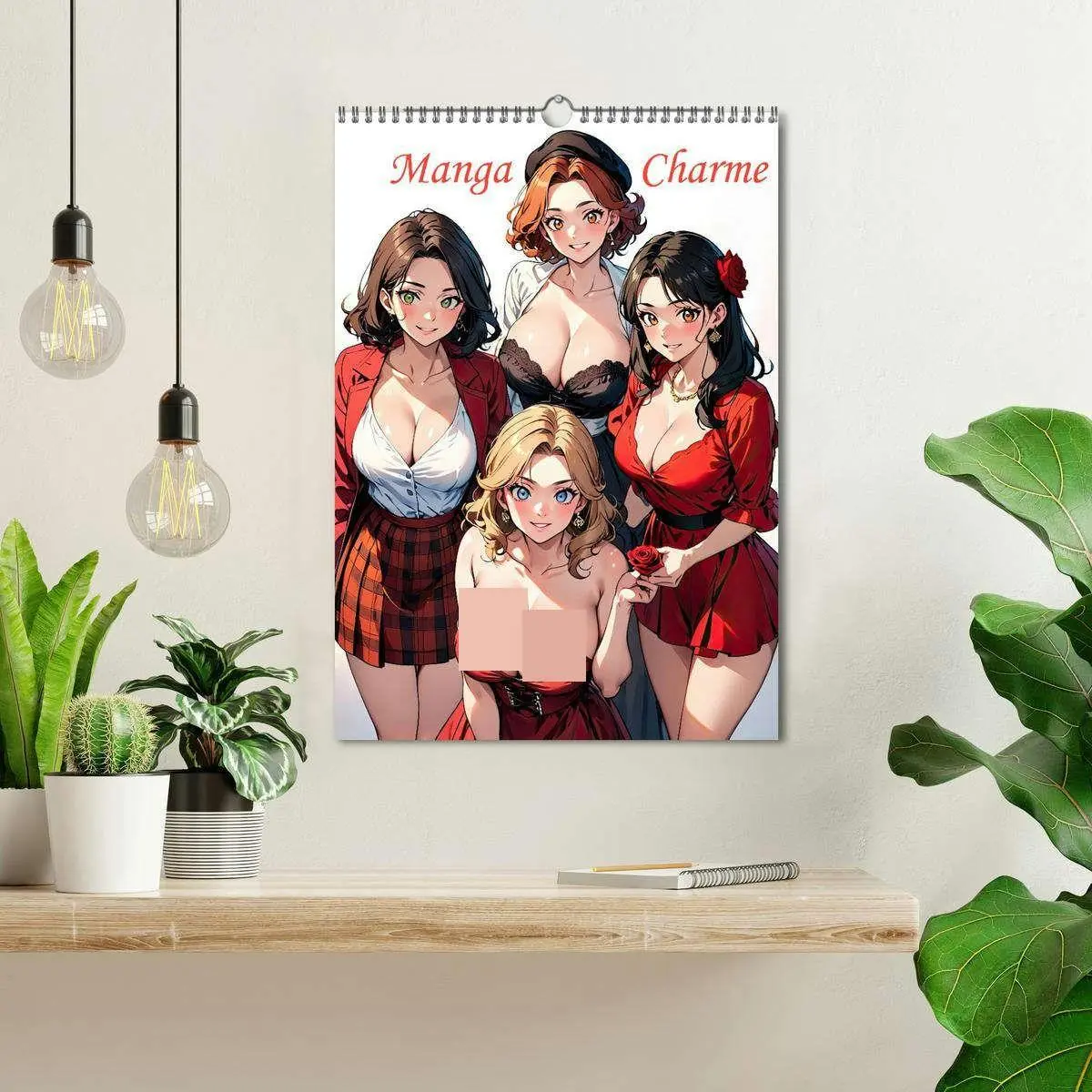 Bild: 9783516652284 | Manga Charme (Wandkalender 2026 DIN A3 hoch), CALVENDO Monatskalender