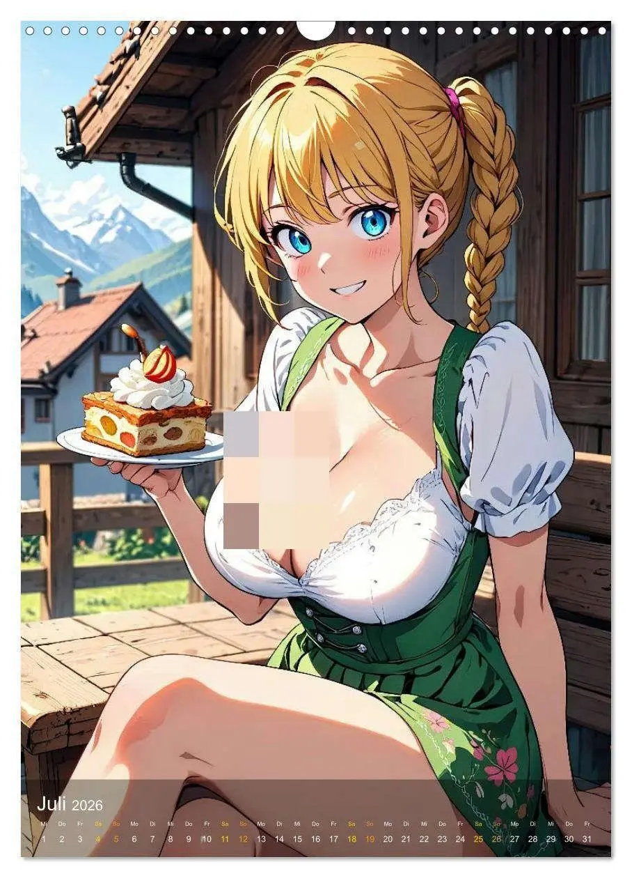 Bild: 9783516652284 | Manga Charme (Wandkalender 2026 DIN A3 hoch), CALVENDO Monatskalender