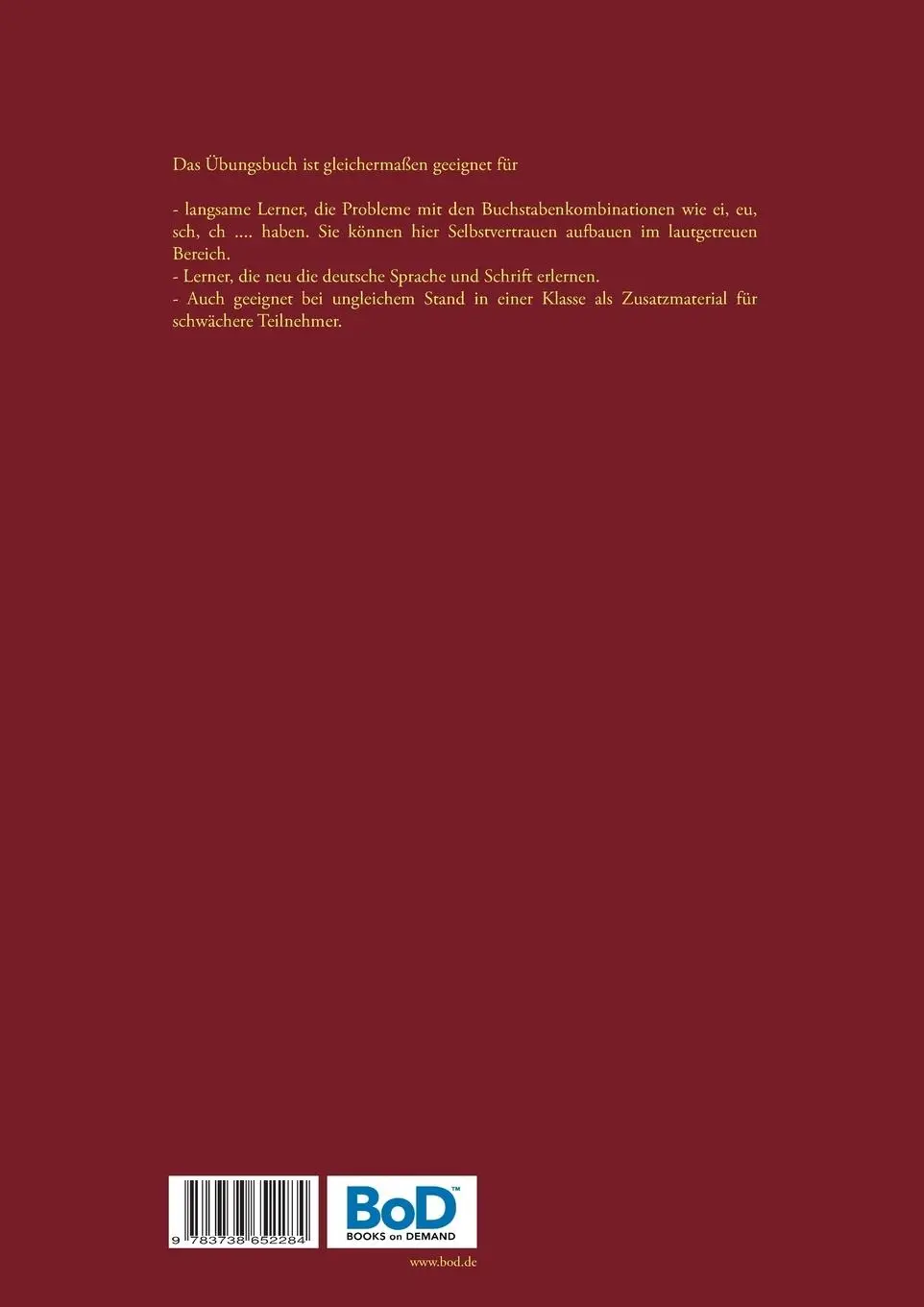 Rückseite: 9783738652284 | Bildaufgaben für erwachsene Leseanfänger | Gisela Darrah | Taschenbuch