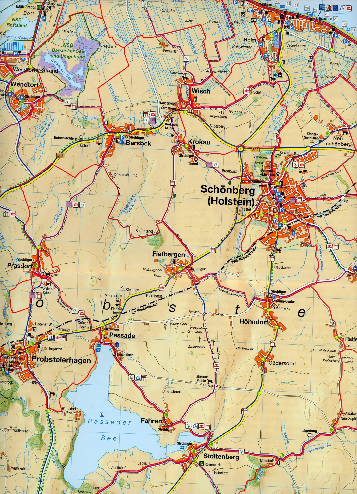 Bild: 9783866362284 | Rad- und Wanderkarte Probstei, Laboe, Schönberg (Holstein) 1:35 000