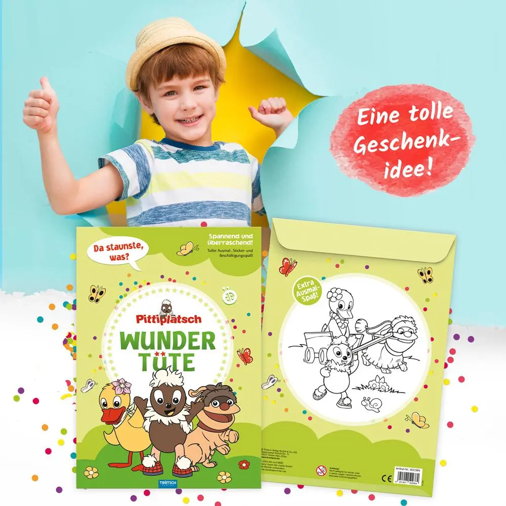 Bild: 4251901502384 | Trötsch Unser Sandmännchen Wundertüte Pittiplatsch | Trötsch Verlag