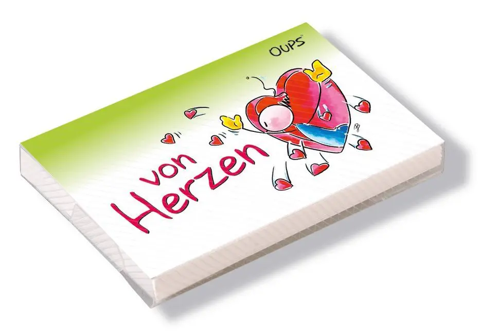 Oups Kärtchenbox - Von Herzen