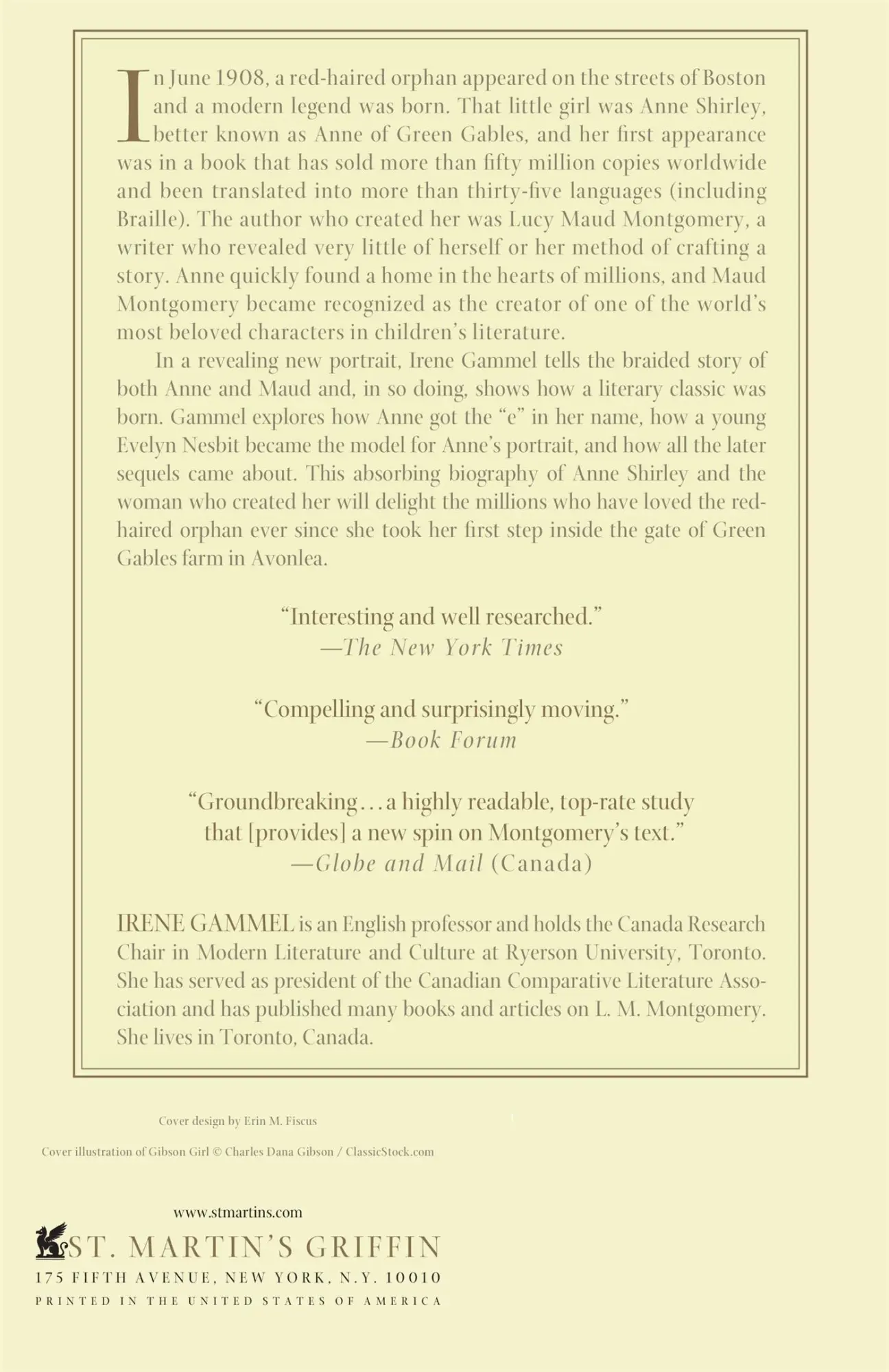Rückseite: 9780312382384 | Looking for Anne of Green Gables | Irene Gammel | Taschenbuch | 2009