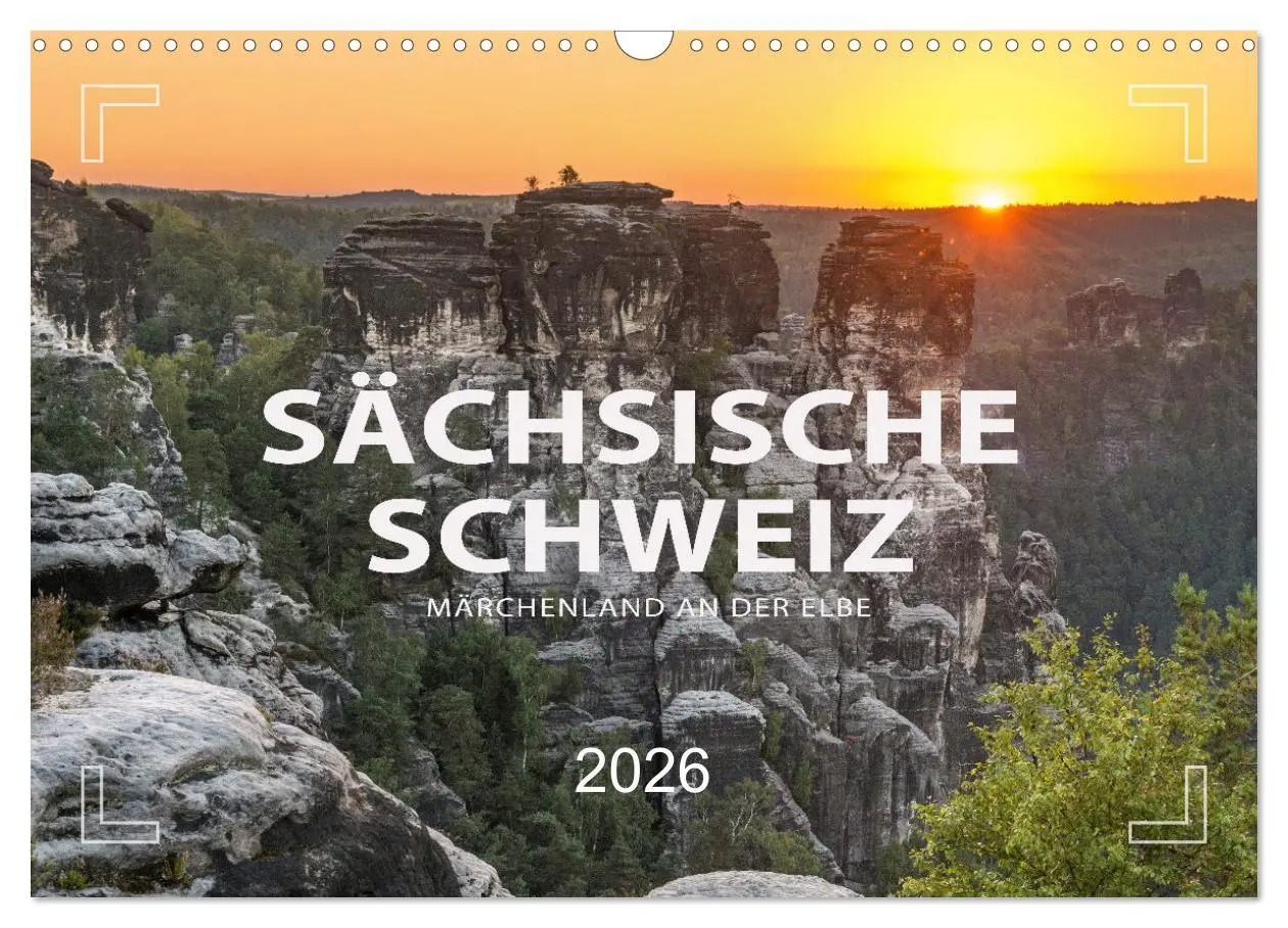 Cover: 9783457792384 | SÄCHSISCHE SCHWEIZ - Märchenland an der Elbe (Wandkalender 2026 DIN...