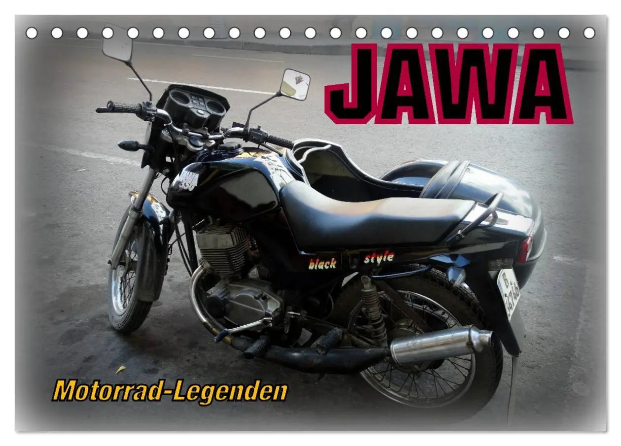 Cover: 9783516022384 | Motorrad-Legenden: JAWA (Tischkalender 2026 DIN A5 quer), CALVENDO...