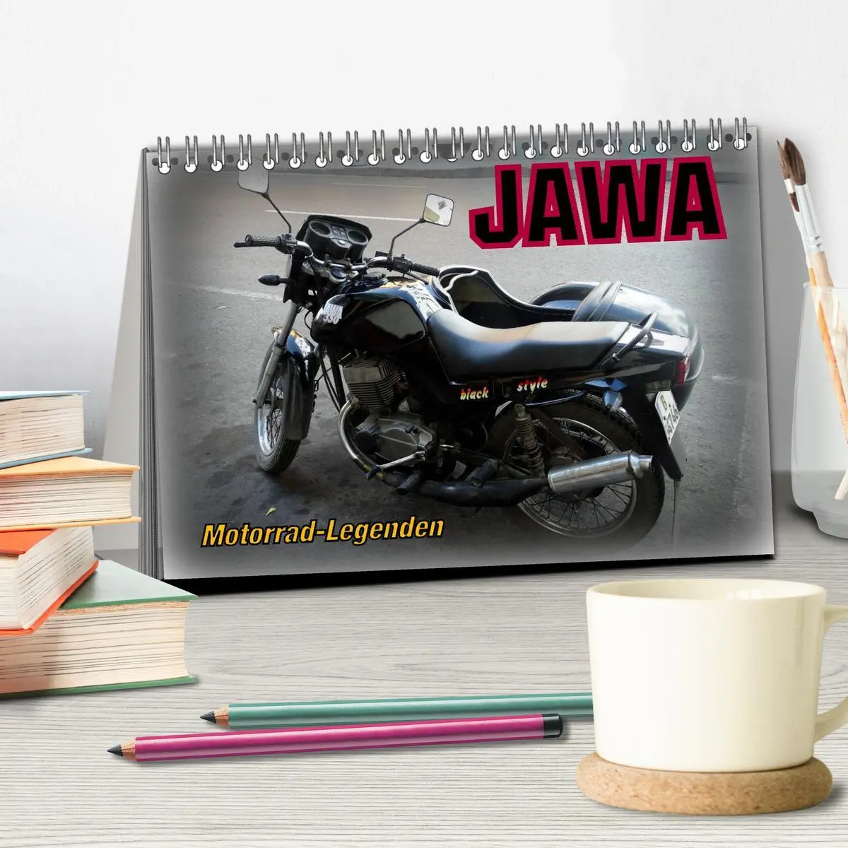 Bild: 9783516022384 | Motorrad-Legenden: JAWA (Tischkalender 2026 DIN A5 quer), CALVENDO...