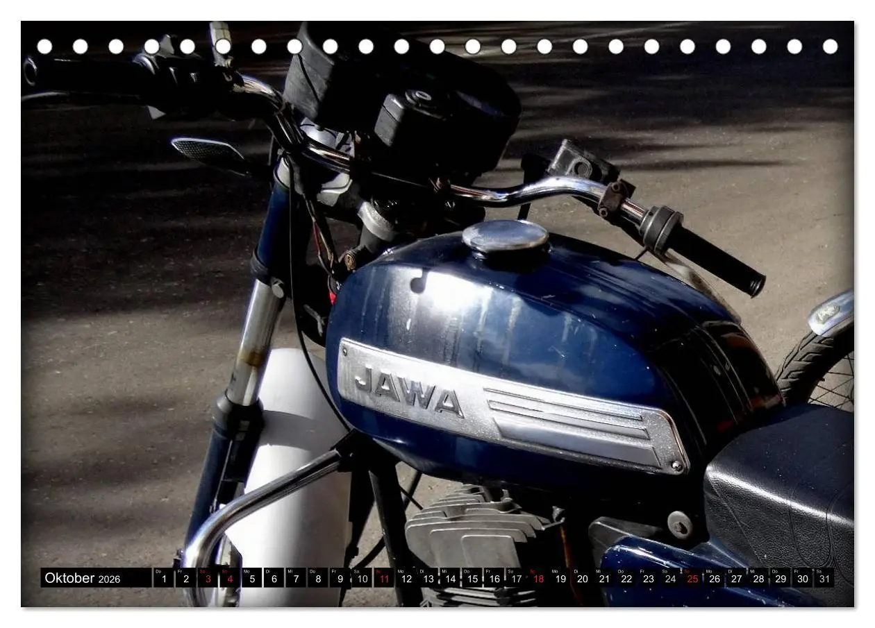 Bild: 9783516022384 | Motorrad-Legenden: JAWA (Tischkalender 2026 DIN A5 quer), CALVENDO...