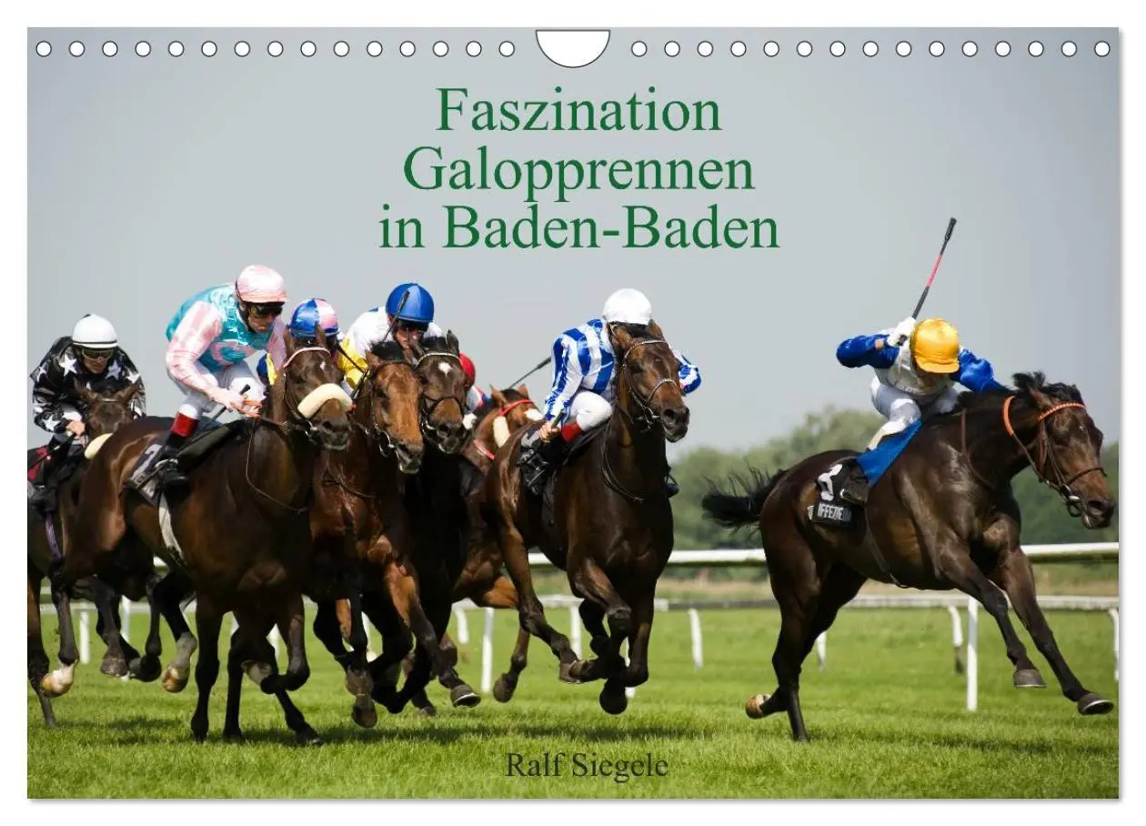 Cover: 9783516192384 | Faszination Galopprennen in Baden-Baden (Wandkalender 2026 DIN A4...