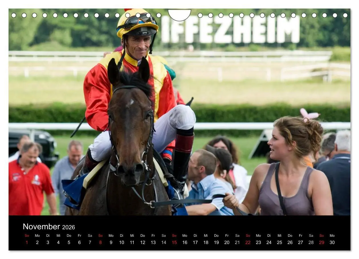 Bild: 9783516192384 | Faszination Galopprennen in Baden-Baden (Wandkalender 2026 DIN A4...
