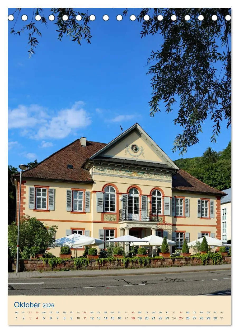 Bild: 9783516402384 | ETTLINGEN (Tischkalender 2026 DIN A5 hoch), CALVENDO Monatskalender