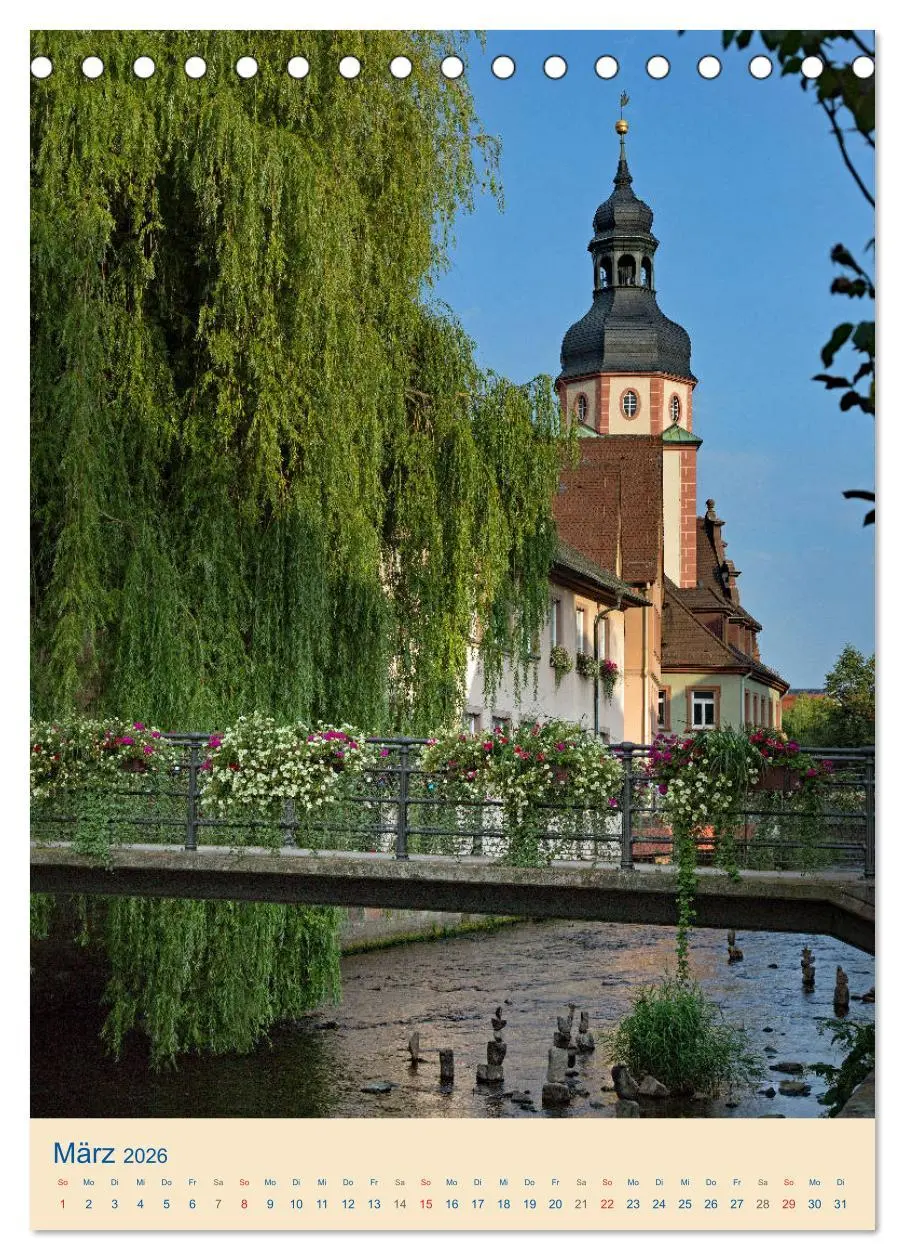 Bild: 9783516402384 | ETTLINGEN (Tischkalender 2026 DIN A5 hoch), CALVENDO Monatskalender