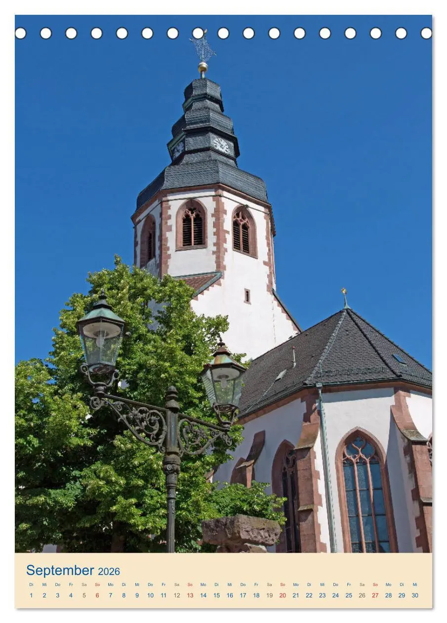 Bild: 9783516402384 | ETTLINGEN (Tischkalender 2026 DIN A5 hoch), CALVENDO Monatskalender