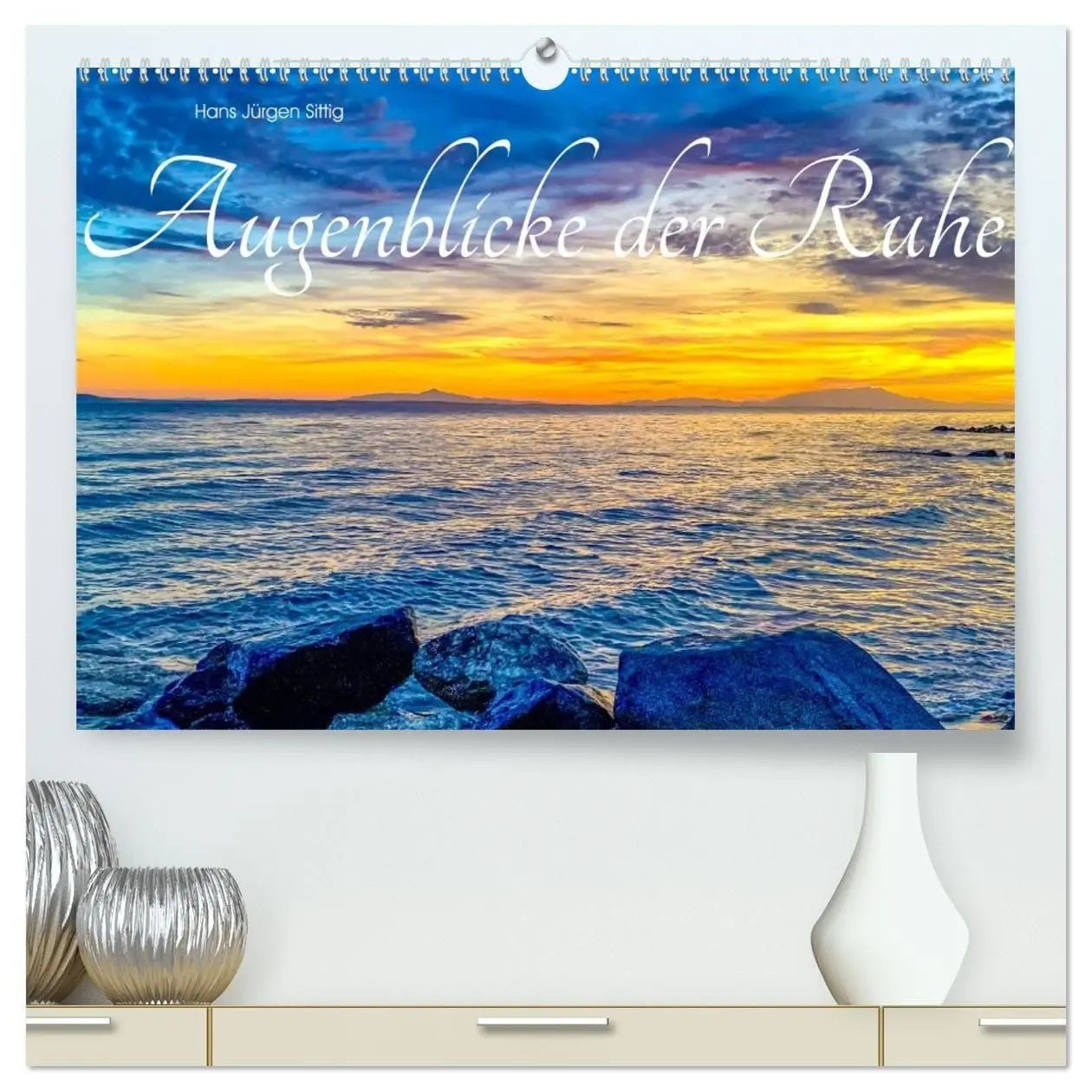 Cover: 9783516712384 | Augenblicke der Ruhe (hochwertiger Premium Wandkalender 2026 DIN A2...