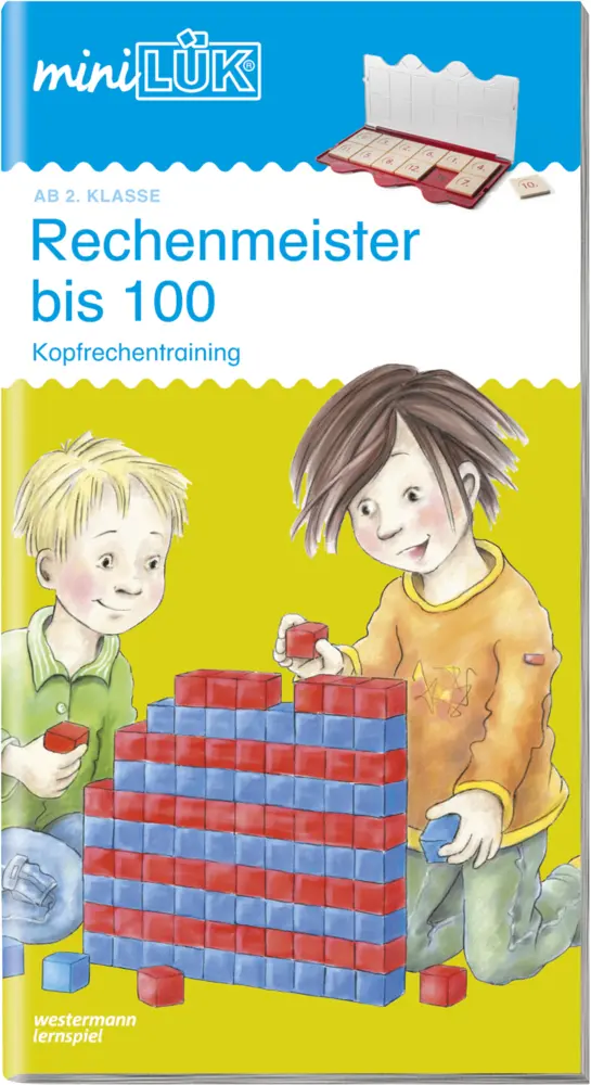 Cover: 9783894142384 | mini LÜK Rechenmeister bis 100 | Kopfrechentraining ab Klasse 2.