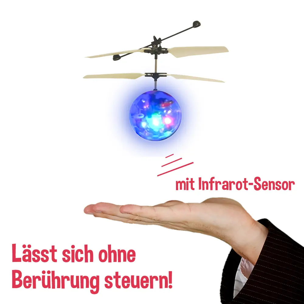 Bild: 8592117342484 | Helicopter Ball mit Licht | HE975 | Deutsch | 2022 | Toys Amsterdam