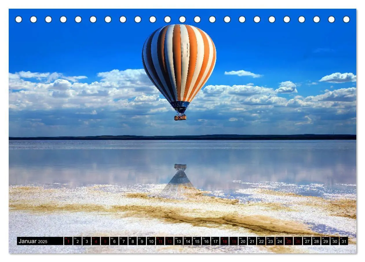 Bild: 9783435382484 | Ballonfahrt - Faszination und Abenteuer (Tischkalender 2025 DIN A5...