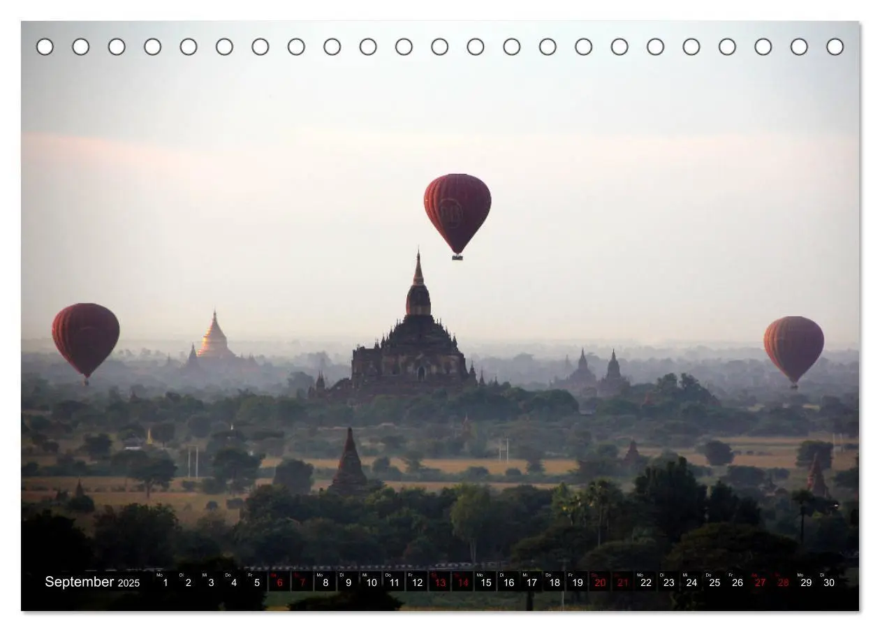 Bild: 9783435382484 | Ballonfahrt - Faszination und Abenteuer (Tischkalender 2025 DIN A5...