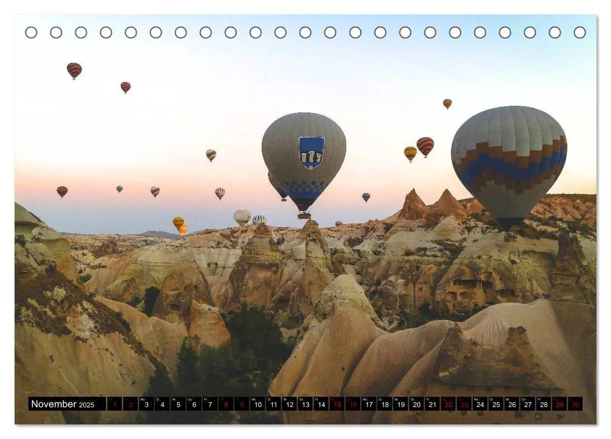 Bild: 9783435382484 | Ballonfahrt - Faszination und Abenteuer (Tischkalender 2025 DIN A5...