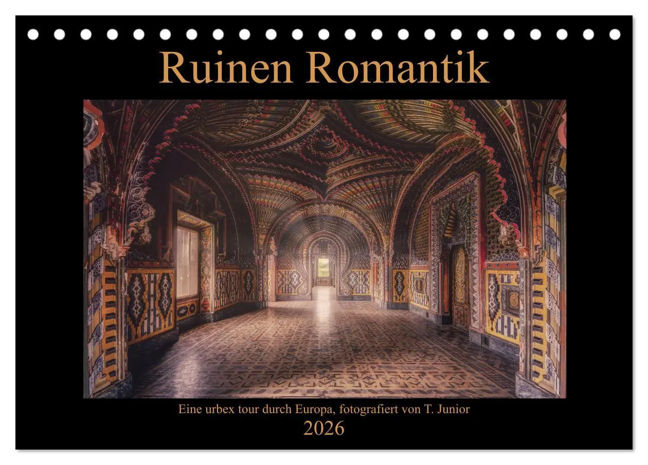 Cover: 9783457852484 | Ruinen Romantik (Tischkalender 2026 DIN A5 quer), CALVENDO...