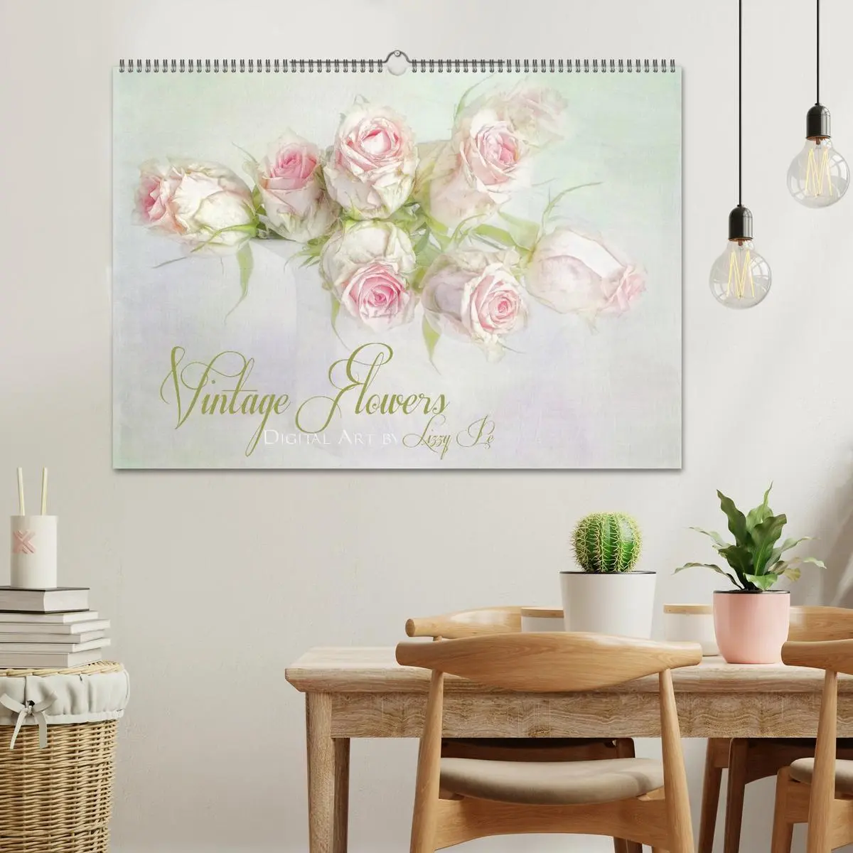 Bild: 9783516182484 | Vintage Flowers (Wandkalender 2026 DIN A2 quer), CALVENDO...