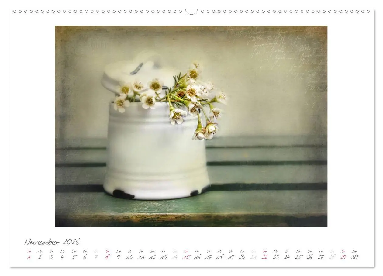 Bild: 9783516182484 | Vintage Flowers (Wandkalender 2026 DIN A2 quer), CALVENDO...
