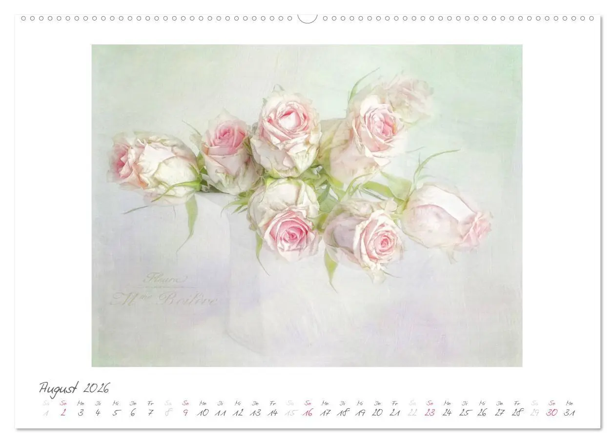Bild: 9783516182484 | Vintage Flowers (Wandkalender 2026 DIN A2 quer), CALVENDO...