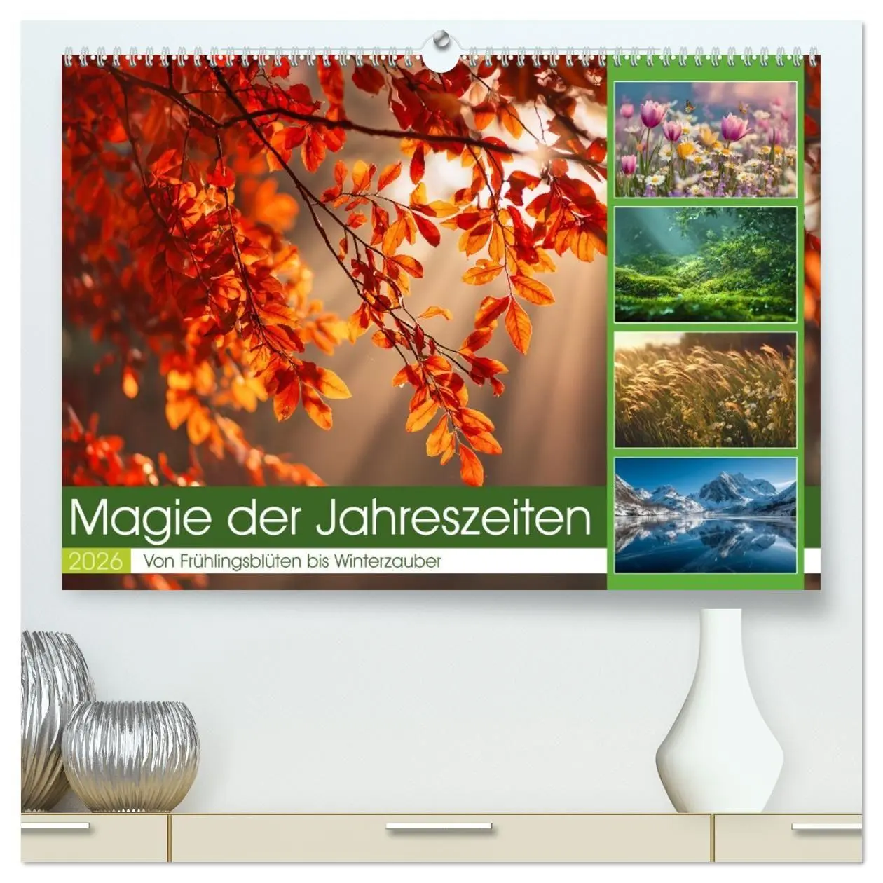 Cover: 9783516702484 | Magie der Jahreszeiten (hochwertiger Premium Wandkalender 2026 DIN...