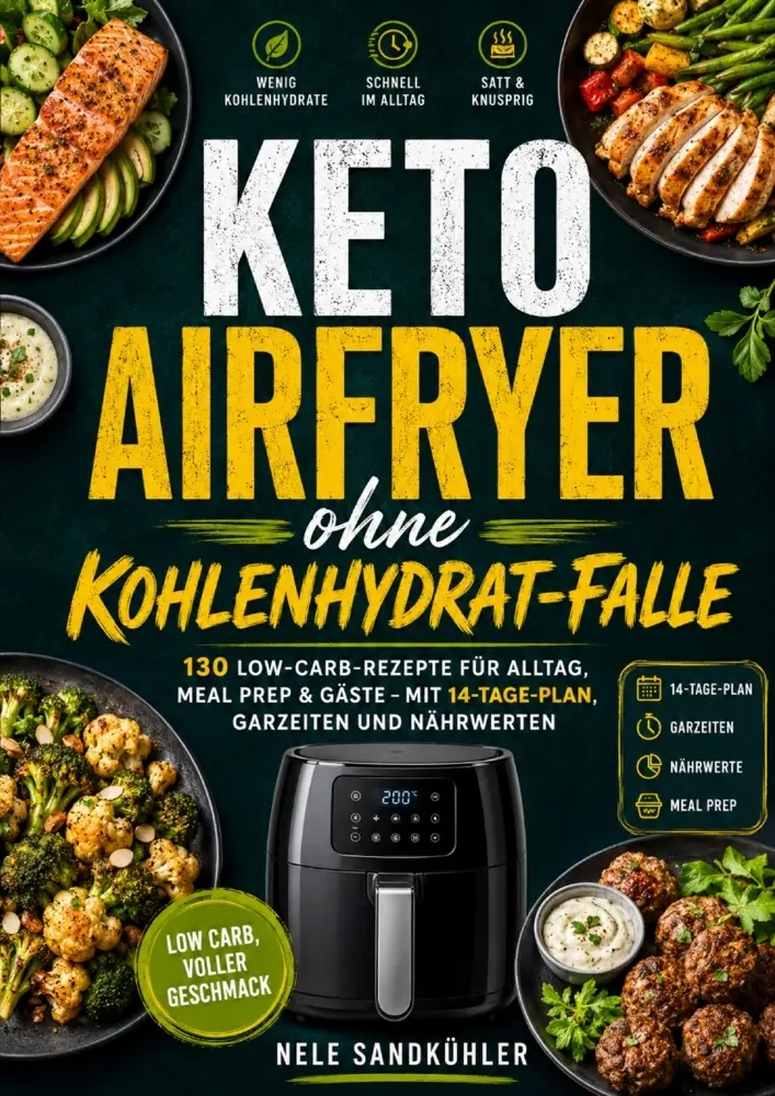 Cover: 9789403932484 | Keto Airfryer ohne Kohlenhydrat-Falle | Nele Sandkühler | Taschenbuch