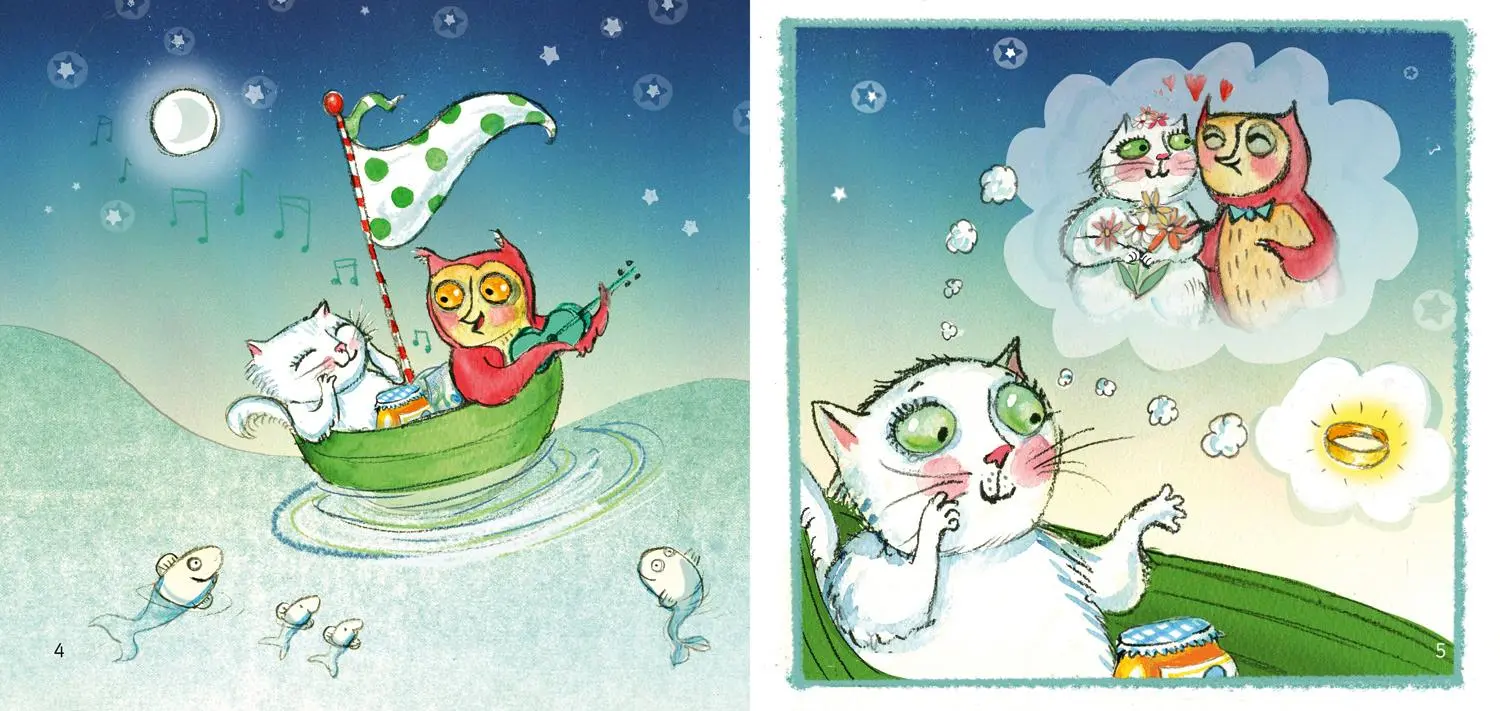 Bild: 9780007512584 | The Owl and the Pussycat | Band 00/Lilac | Polly Dunbar | Taschenbuch