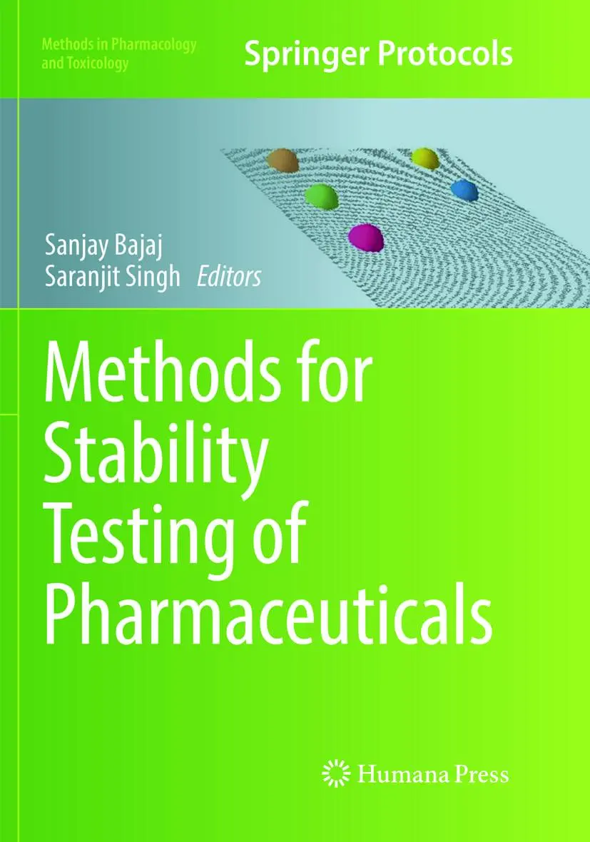 Cover: 9781493992584 | Methods for Stability Testing of Pharmaceuticals | Singh (u. a.) | xiv