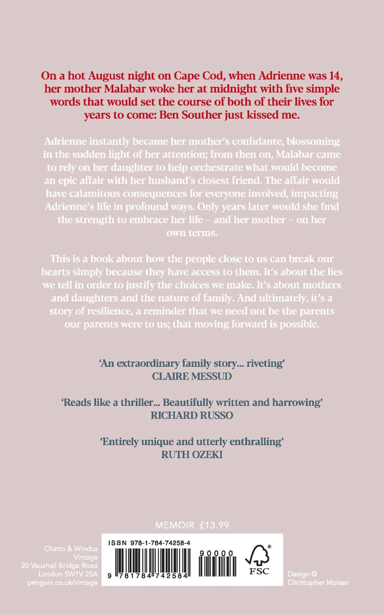 Rückseite: 9781784742584 | Wild Game | My Mother, Her Lover and Me | Adrienne Brodeur | Buch