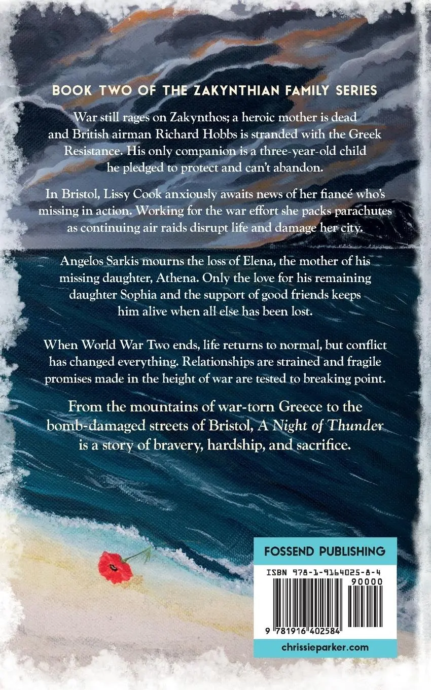 Rückseite: 9781916402584 | A Night of Thunder | Chrissie Parker | Taschenbuch | Englisch | 2025
