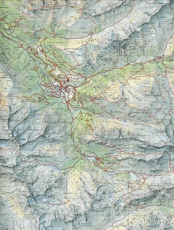 Bild: 9783302302584 | Swisstopo 1 : 50 000 Bergün Bravougn Wanderkarte | (Land-)Karte | 2025