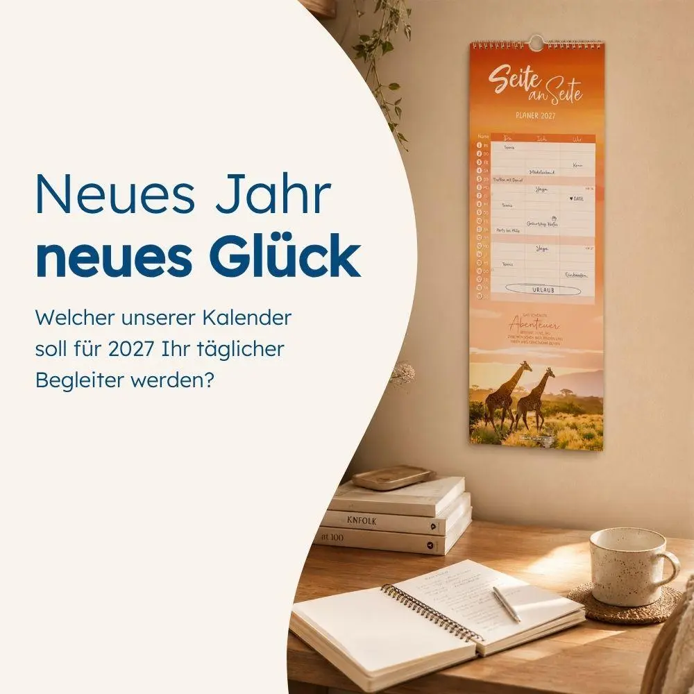 Bild: 9783986362584 | Paarplaner 2027 Seite an Seite | Paarplaner | Original | Kalender