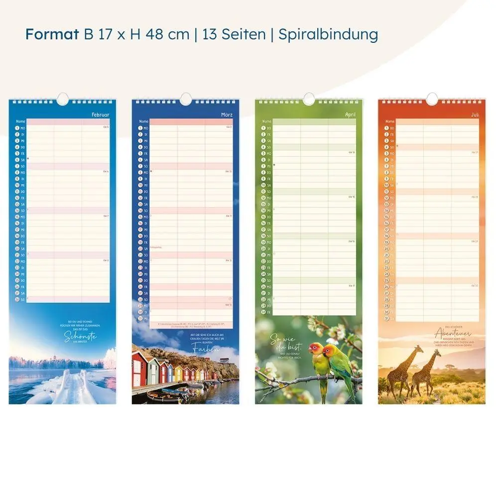 Bild: 9783986362584 | Paarplaner 2027 Seite an Seite | Paarplaner | Original | Kalender