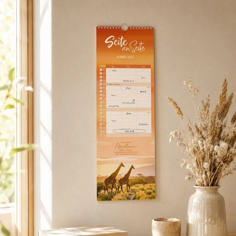 Bild: 9783986362584 | Paarplaner 2027 Seite an Seite | Paarplaner | Original | Kalender