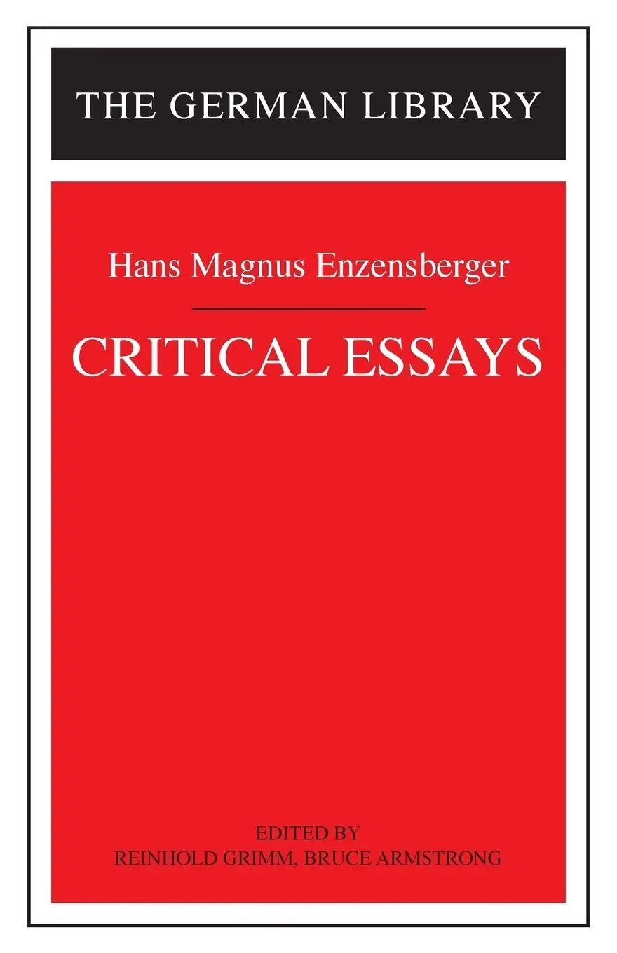 Cover: 9780826402684 | Critical Essays | Hans Magnus Enzensberger | Reinhold Grimm | Buch