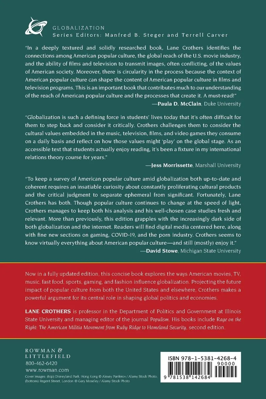 Rückseite: 9781538142684 | Globalization and American Popular Culture | Lane Crothers | Buch