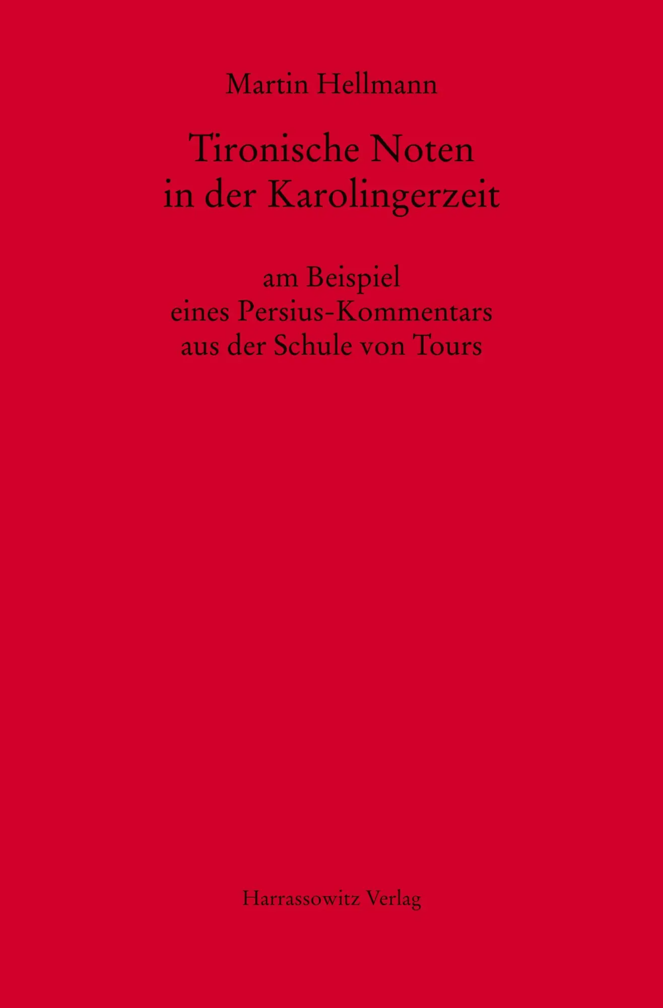 Cover: 9783447172684 | Tironische Noten in der Karolingerzeit am Beispiel eines...