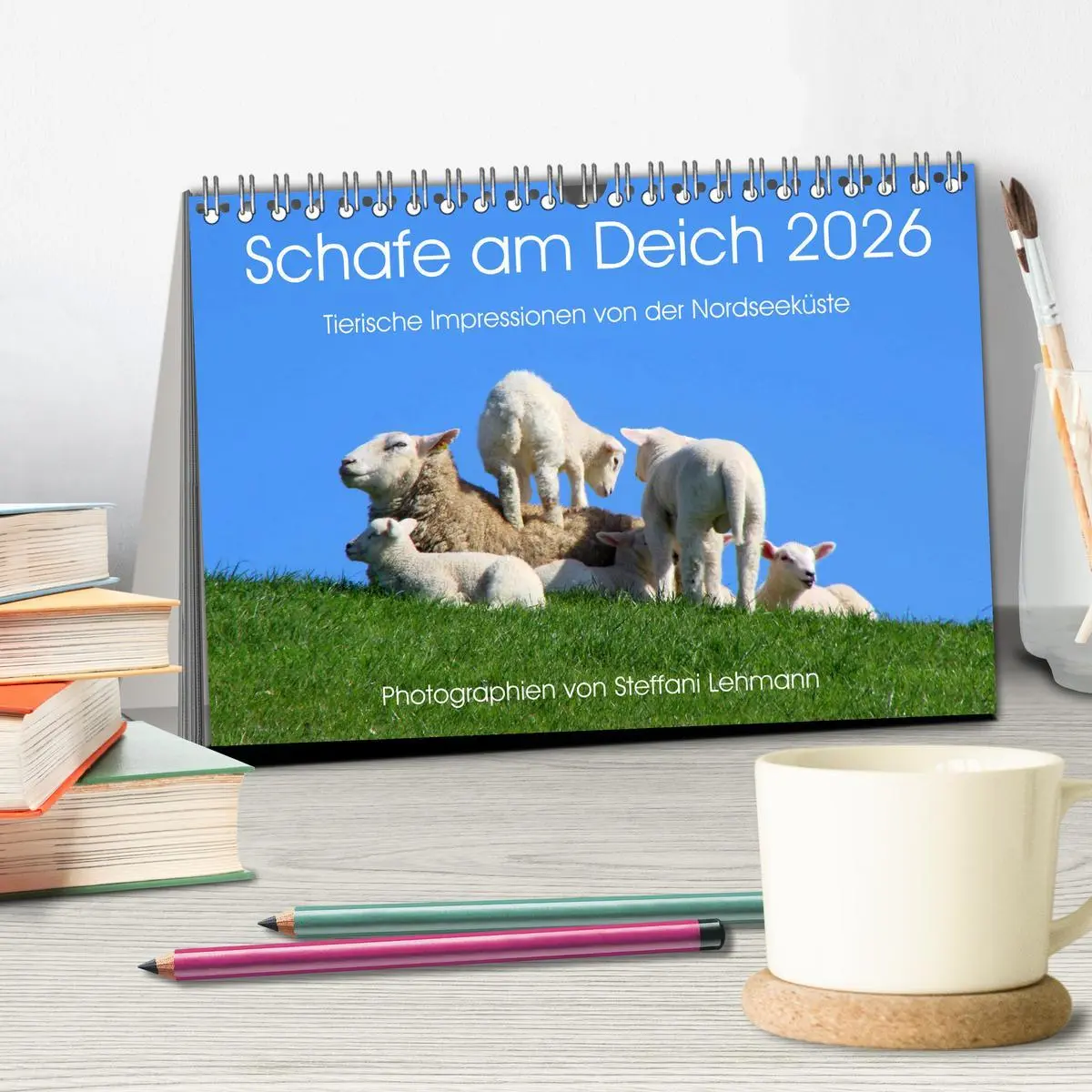 Bild: 9783516092684 | Schafe am Deich 2026. Tierische Impressionen von der Nordseeküste...