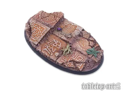 Cover: 704270722784 | Lizard City Bases - 90mm Oval 2 | Tabletop-Art | EAN 704270722784