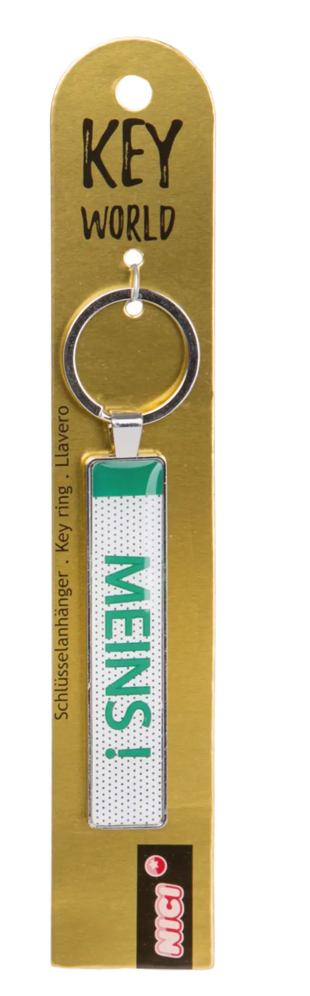 Cover: 4012390462784 | Nici 46278 Schlüsselanhänger metall Meins | Key World Concept | 46278
