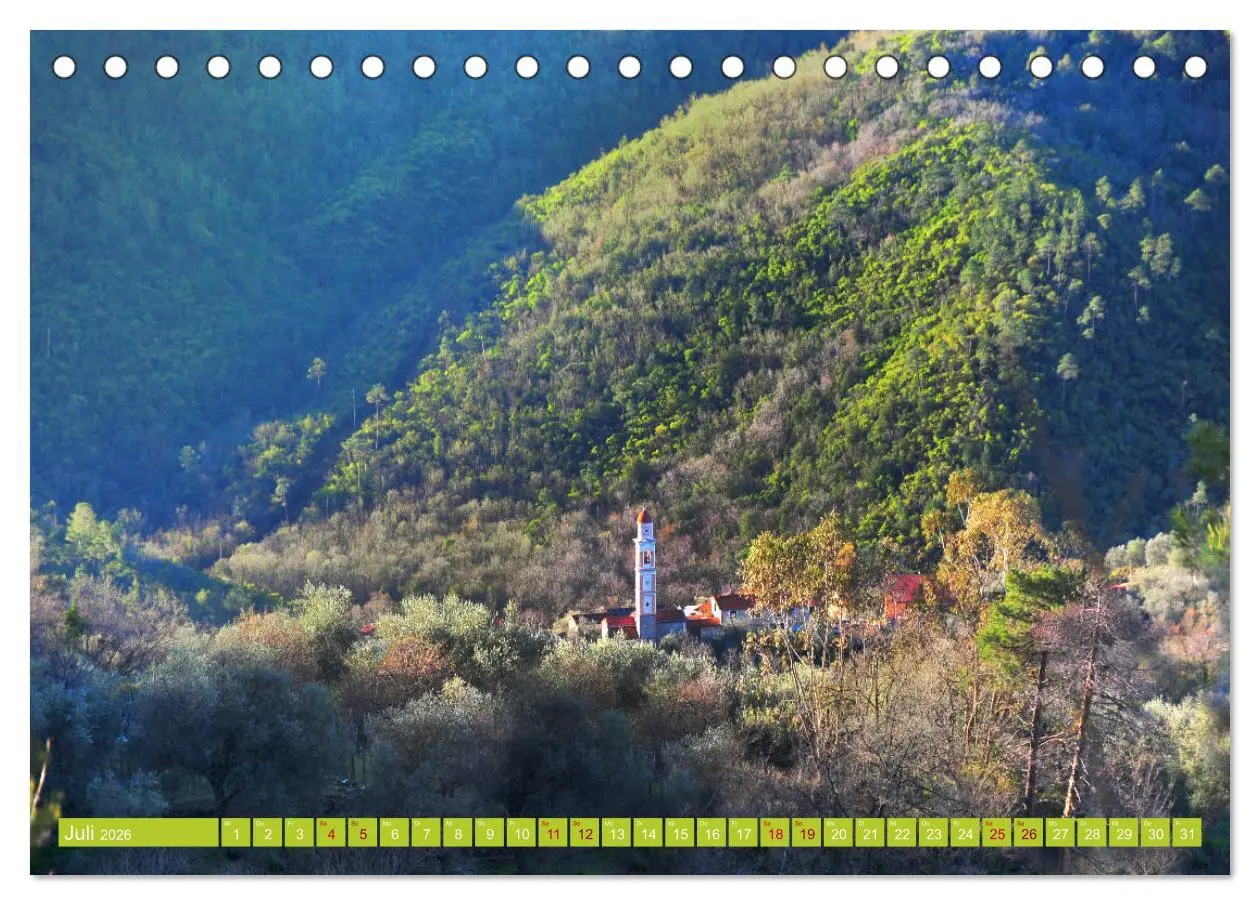 Bild: 9783457822784 | Ligurien für Träumer (Tischkalender 2026 DIN A5 quer), CALVENDO...