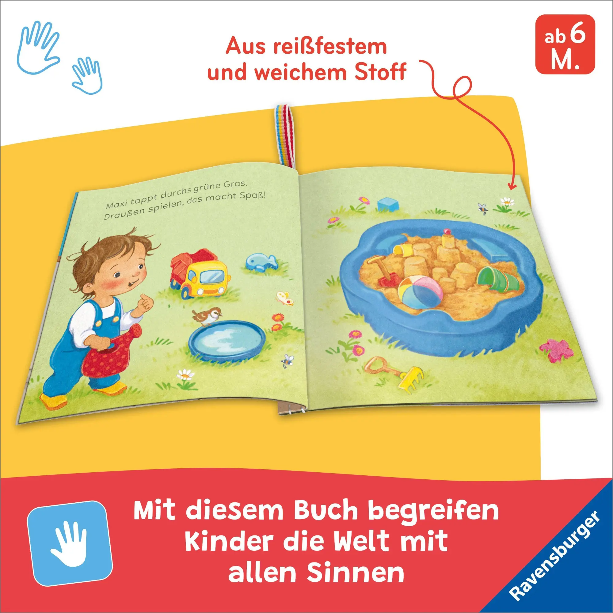 Bild: 9783473422784 | Mein Knuddel-Knautsch-Buch: Bei uns zu Hause | Sandra Grimm | Buch